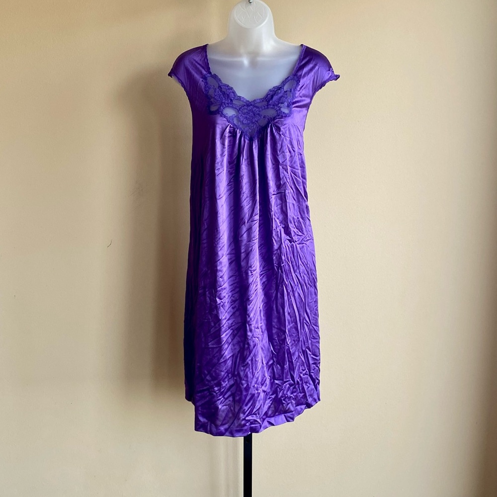 Vintage 80’s Ashley Ames Babydoll Chemise Nightgown Retro Boho